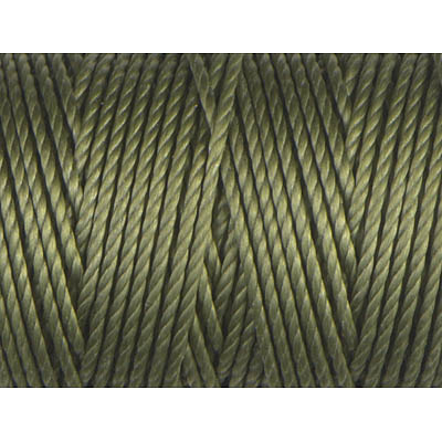 CLC.400-OLVN:  C-LON Tex 400 Bead Cord Olivine 