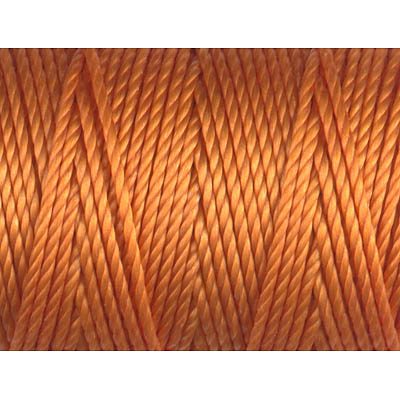 CLC.400-PSO:  C-LON Tex 400 Bead Cord Popsicle Orange 