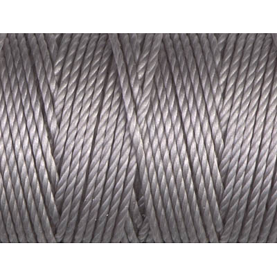 CLC.400-SLV:  C-LON Tex 400 Bead Cord  Silver 
