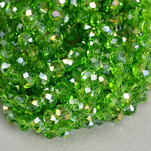 CR-0002: Chinese Crystal Lime AB 4x6mm 