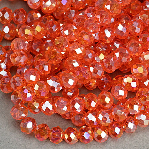 CR-0007: Chinese Crystal Dark Orange AB 4x6mm 