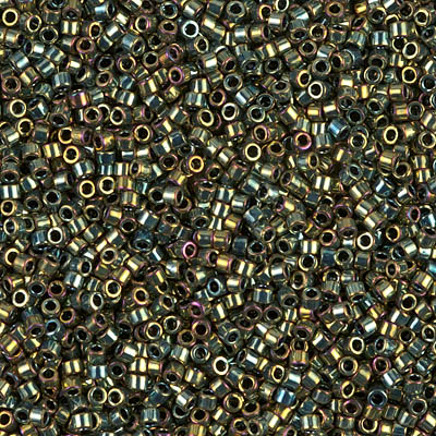 Caravan Beads - - DB0024: Metallic Olive Green Iris 11/0