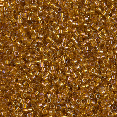 DB0065:  Lined Topaz AB 11/0 Miyuki Delica Bead 