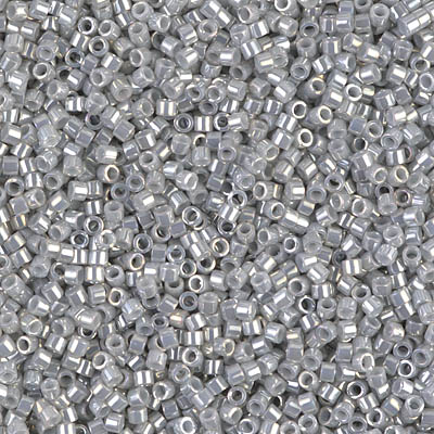 DB0252:  Opaque Gray Luster 11/0 Miyuki Delica Bead 