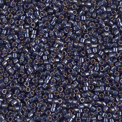 DB0278:  Lined Cobalt Luster 11/0 Miyuki Delica Bead 