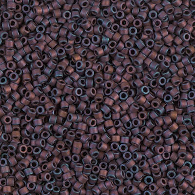 DB0312:  Matte Metallic Dark Raspberry Iris 11/0 Miyuki Delica Bead 