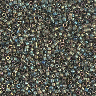 DB0324:  Matte Metallic Patina Iris 11/0 Miyuki Delica Bead 