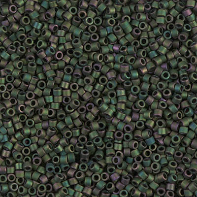 Caravan Beads - - DB0027: Metallic Dark Green Iris 11/0