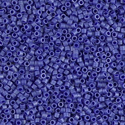 DB0361:  Matte Opaque Cobalt Luster 11/0 Miyuki Delica Bead 