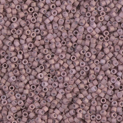 DB0379:  Matte Opaque Dusty Mauve Luster 11/0 Miyuki Delica Bead 