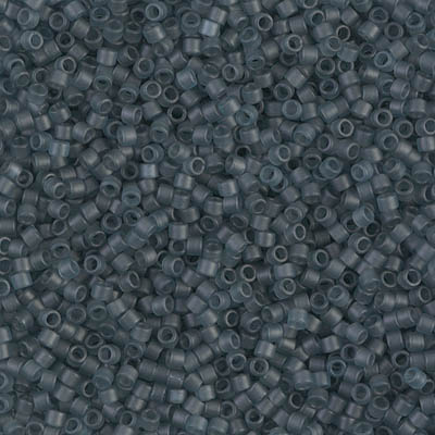 DB0387-1:  Matte Transparent Montana Luster 11/0 Miyuki Delica Bead 