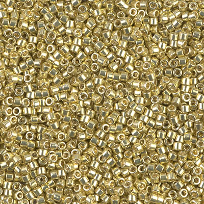 DB0412:  Galvanized Yellow 11/0 Miyuki Delica Bead 