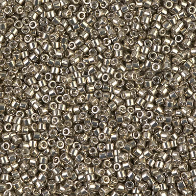DB0436:  Galvanized Pewter 11/0 Miyuki Delica Bead 