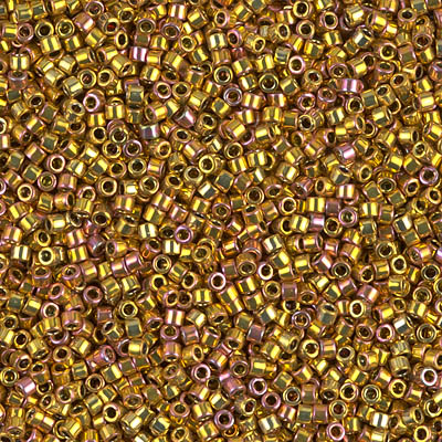 DB0501:  24kt Gold Iris 11/0 Miyuki Delica Bead 