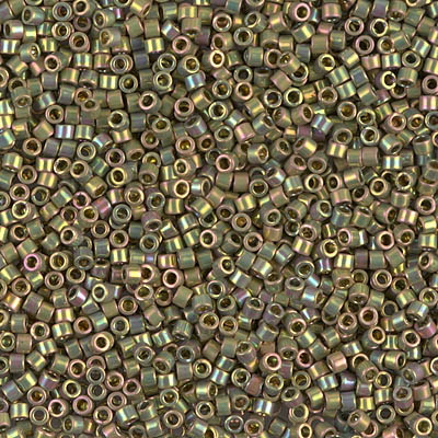 その他 Miyuki Caravan Beads - - DB0024: Metallic Olive Green Iris 11/0