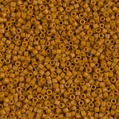 DB0653:  Dyed Opaque Pumpkin - 11/0 Miyuki Delica Bead 