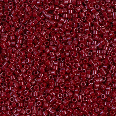 DB0654:  Dyed Opaque Maroon 11/0 Miyuki Delica Bead 