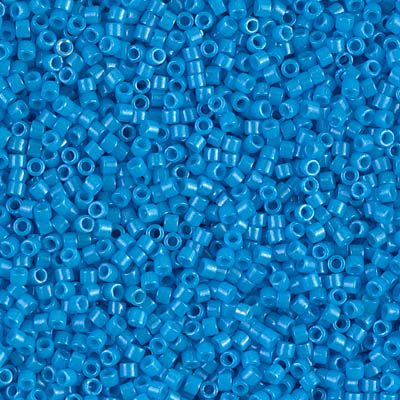 DB0659:  Dyed Opaque Dark Turquoise Blue 11/0 Miyuki Delica Bead