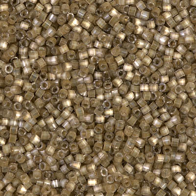 DB0671:  Variegated Taupe Silk Satin 11/0 Miyuki Delica Bead 