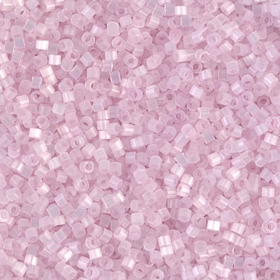 DB0675-1:  Pale Pink Silk Satin 11/0 Miyuki Delica Bead 