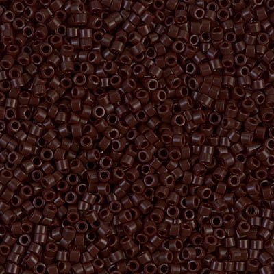 DB0734:  Opaque Chocolate 11/0 Miyuki Delica Bead 