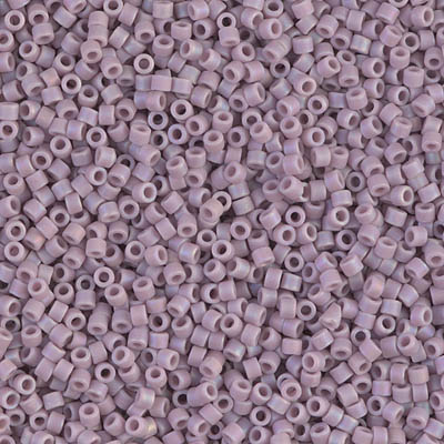 DB0875:  Matte Opaque Mauve AB 11/0 Miyuki Delica Bead 