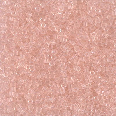 DB1103:  Transparent Pink Mist 11/0 Miyuki Delica Bead 