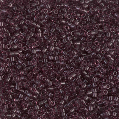 DB1104:  Transparent Mauve 11/0 Miyuki Delica Bead 