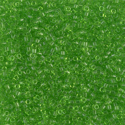 DB1106:  Transparent Lime 11/0 Miyuki Delica Bead 