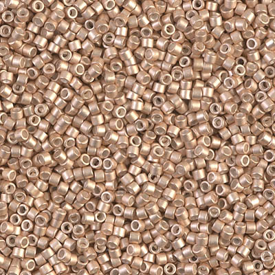 DB1152:  Galvanized Semi-Frosted Champagne 11/0 Miyuki Delica Bead 