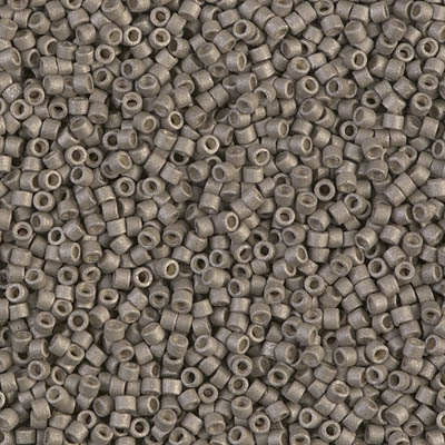 DB1169:  Galvanized Matte Pewter 11/0 Miyuki Delica Bead 
