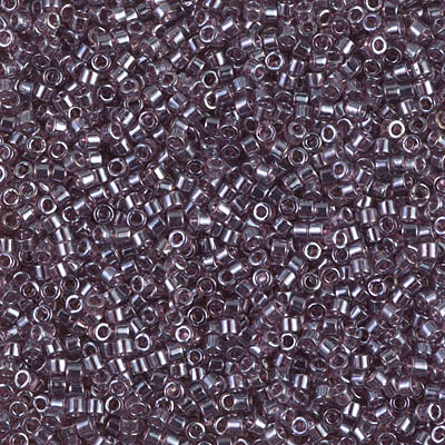 DB1224:  Transparent Mauve Luster 11/0 Miyuki Delica Bead 
