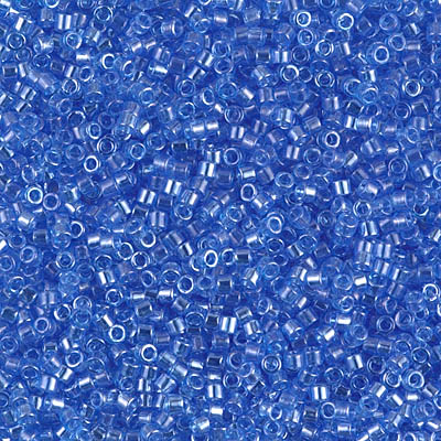 DB1230:  Transparent Azure Luster 11/0 Miyuki Delica Bead 