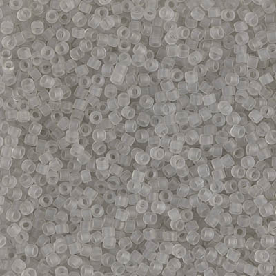 DB1271:  Matte Transparent Gray Mist 11/0 Miyuki Delica Bead 