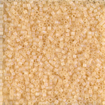 DB1287: Transparent Matte Light Straw Luster 11/0 Miyuki Delica Bead 