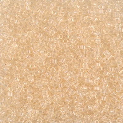 DB1409:  Transparent Pale Beige 11/0 Miyuki Delica Bead - Discontinued