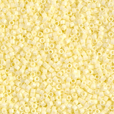 DB1491-1:  Opaque Pale Yellow 11/0 Miyuki Delica Bead 