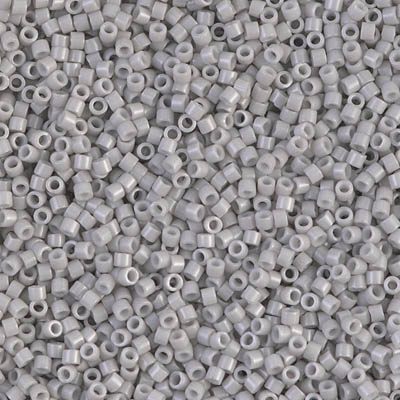 DB1498-1:  Opaque Light Smoke 11/0 Miyuki Delica Bead 