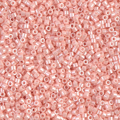 DB1533-1:  Opaque Light Salmon Ceylon 11/0 Miyuki Delica Bead 