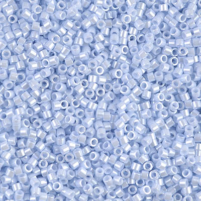 DB1537-1:  Opaque Light Sky Blue Ceylon 11/0 Miyuki Delica Bead 