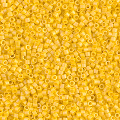 DB1592:  Matte Opaque Canary AB 11/0 Miyuki Delica Bead 