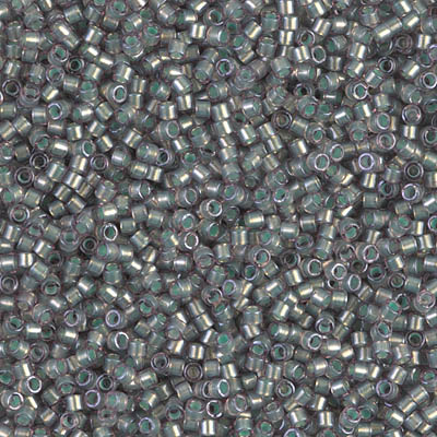 DB1712:  Mint Pearl LIned Pink Mist 11/0 Miyuki Delica Bead 