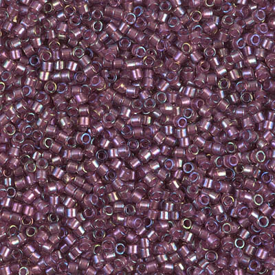 DB1757:  Sparkling Orchid Lined Amethyst AB 11/0 Miyuki Delica Bead 