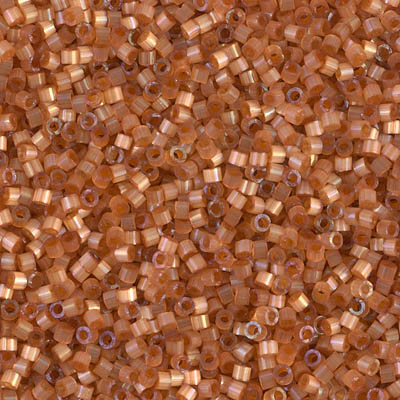 DB1804:  Dyed Topaz Silk Satin 11/0 Miyuki Delica Bead 