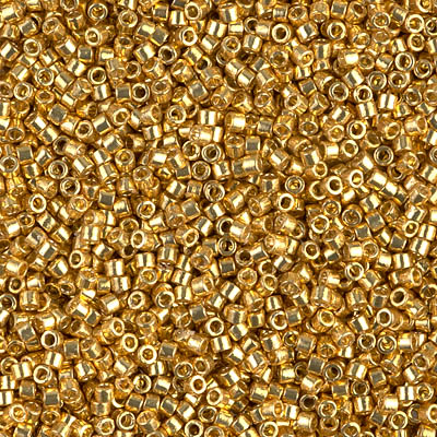 DB1832:  Duracoat Galvanized Gold 11/0 Miyuki Delica Bead 