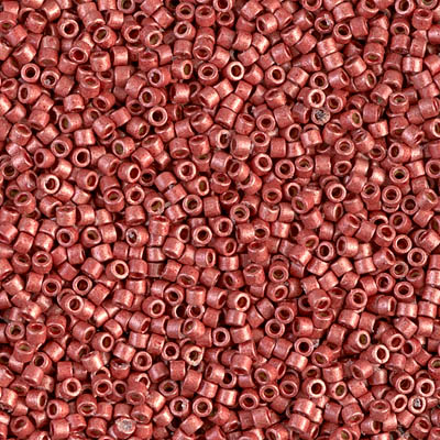 DB1838F:  Duracoat Galvanized Matte Berry 11/0 Miyuki Delica Bead 