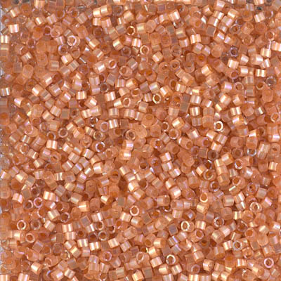 DB1864: Silk Inside Dyed Topaz AB 11/0 Miyuki Delica Bead 