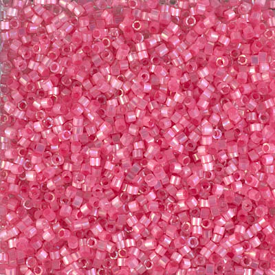 DB1867: Silk Inside Dyed Rose AB 11/0 Miyuki Delica Bead 