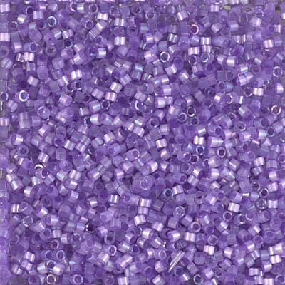 DB1868: Silk Inside Dyed Lilac AB 11/0 Miyuki Delica Bead 