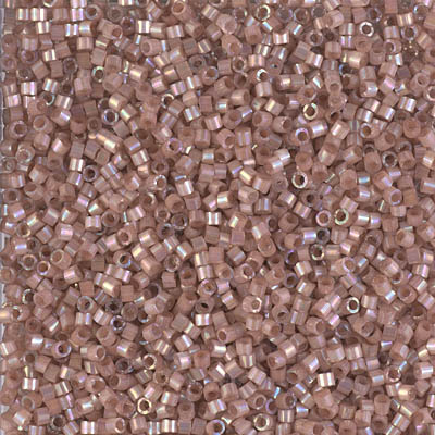 DB1879: Silk Inside Dyed Beige AB 11/0 Miyuki Delica Bead 